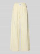 VILLA SOPHIE Wide Leg Stoffhose aus Baumwoll-Mix Modell 'STELLA' in He...