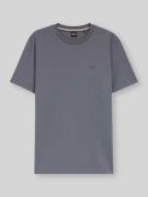 BOSS Regular Fit T-Shirt mit Logo Detail Modell 'THOMPSON_01' in Blau,...
