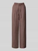 Christian Berg Woman Selection Wide Leg Hose aus Leinen-Mix mit Gürtel...