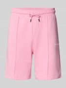 Jack & Jones Sweatshorts mit Logo Model 'KANE' in Pink, Größe L