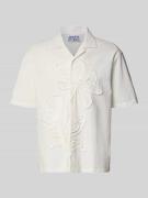 JAKE*S STUDIO MEN Regular Fit Freizeithemd aus reiner Baumwolle in Ecr...