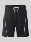HUGO Regular Fit Sweatshorts aus Baumwoll-Mix Modell 'DARYNTO' in Blac...
