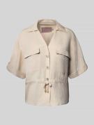 Christian Berg Woman Selection Hemdbluse aus Leinen-Viskose-Mix in San...