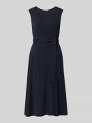 Christian Berg Woman Selection Cocktailkleid mit Bindegürtel in Marine...
