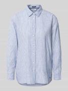 Pepe Jeans Relaxed Fit Hemdbluse aus Leinen-Baumwoll-Mix Modell 'BERNA...