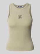 REVIEW Tanktop mit Rundhalsausschnitt in Schilf, Größe L