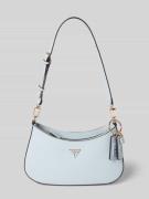 Guess Handtasche mit Label-Applikationen Modell 'NOELLE II' in Hellbla...