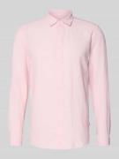 Only & Sons Slim Fit Freizeithemd aus Baumwoll-Leinen-Mix Modell 'CAID...