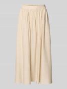 Apricot Glockenrock aus Viskose-Mix mit elastischem Bund in Sand, Größ...