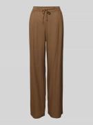 Vila Wide Leg Pants mit elastischem Bund Modell 'INA' in Taupe, Größe ...