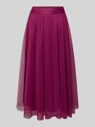 Zero Glockenrock mit elastischem Bund in Violett, Größe 34