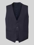 HECHTER PARIS Weste mit V-Ausschnitt und Leistentaschen in Marine, Grö...