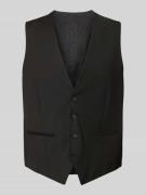 HECHTER PARIS Weste mit V-Ausschnitt und Leistentaschen in Black, Größ...