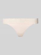 Jake*s Casual String mit Spitze am Bund in Ecru, Größe L