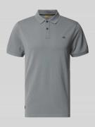 camel active Regular Fit Poloshirt in unifarbenem Design in Jeansblau,...