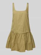 Topshop Minikleid mit Karree-Ausschnitt Modell 'ASTA' in Oliv, Größe L