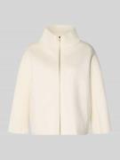 Rinascimento Blazer aus Viskose-Mix mit Stehkragen in Weiss, Größe L