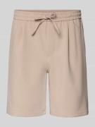 Only & Sons Loose Fit Shorts mit elastischem Bund Modell 'WILL' in Tau...
