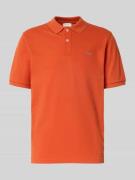Gant Poloshirt mit Label-Stitching in Orange, Größe S