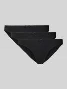 Jake*s Casual Slip mit Schleifen-Applikation im 3er-Pack in Black, Grö...