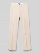 Jack & Jones Hose aus Baumwoll-Leinen-Mix Modell 'MARTIN' in Sand, Grö...