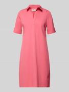 ROBE LÉGÈRE Hemdblusenkleid mit V-Ausschnitt in Pink, Größe 36