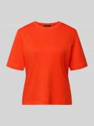 Oui T-Shirt mit Logo-Stitching Modell 'SVEHA' in Rot, Größe 34