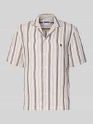 REVIEW Relaxed Fit Freizeithemd mit Logo-Stitching in Offwhite, Größe ...