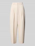 Smith and Soul Straight Fit Cropped Hose mit Bügelfalten in Sand, Größ...