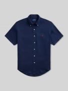Polo Ralph Lauren Regular Fit Leinenhemd mit Button-Down-Kragen in Mar...