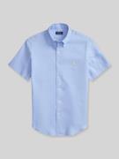 Polo Ralph Lauren Regular Fit Leinenhemd mit Button-Down-Kragen in Ble...