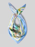 Milano Italy Seidentuch im Allover-Look in Hellblau, Größe 1