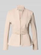 Rinascimento Jacke mit kurzem Reißverschluss in Taupe, Größe L