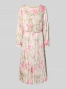 Rinascimento Cocktailkleid mit Gürtel und Rundhalsausschnitt in Hellro...