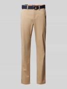 MCNEAL Slim Fit Stoffhose mit französischen Eingrifftaschen in Beige, ...