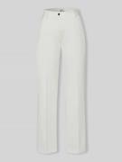 Brax Wide Leg Hose aus Viskose-Mix in Offwhite, Größe 38