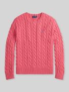 Polo Ralph Lauren Regular Fit Strickpullover aus reiner Baumwolle in R...