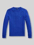 Polo Ralph Lauren Regular Fit Strickpullover aus reiner Baumwolle in R...