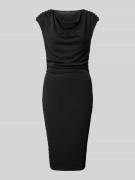 Lauren Ralph Lauren Knielanges Kleid mit Wasserfall-Ausschnitt Modell ...