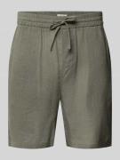 Only & Sons Regular Fit Shorts aus Leinen-Viskose-Mix Modell 'LAURENCE...