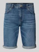 Tom Tailor Regular Fit Jeans Bermudas aus Baumwoll-Mix in Blau, Größe ...