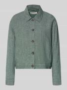 MSCH Copenhagen Jacke aus Leinen-Mix mit Kentkragen Modell 'Viana Gini...