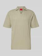 HUGO Relaxed Fit Poloshirt mit Strukturmuster Modell 'DALIBO' in Mint,...