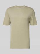 HUGO Regular Fit T-Shirt aus Lyocell-Leinen-Mix Modell 'DULEROSTEE' in...