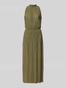 Samsøe Samsøe Plisseekleid mit Smok-Details Modell 'UMA' in Oliv, Größ...