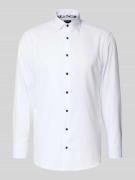 OLYMP Regular Fit Business-Hemd in unifarbenem Design mit Kentkragen i...