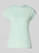 Christian Berg Woman T-Shirt mit Rundhalsausschnitt und Rollsaum in Mi...