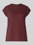 Christian Berg Woman T-Shirt mit Rundhalsausschnitt und Rollsaum in Sc...