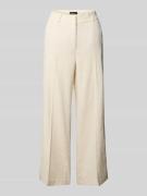 Cambio Chino aus Leinen-Mix mit Bügelfalte Modell 'CALIFORNIA' in Beig...
