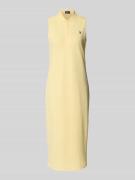 Polo Ralph Lauren Figurumspielendes Polokleid aus Baumwoll-Mix in Hell...